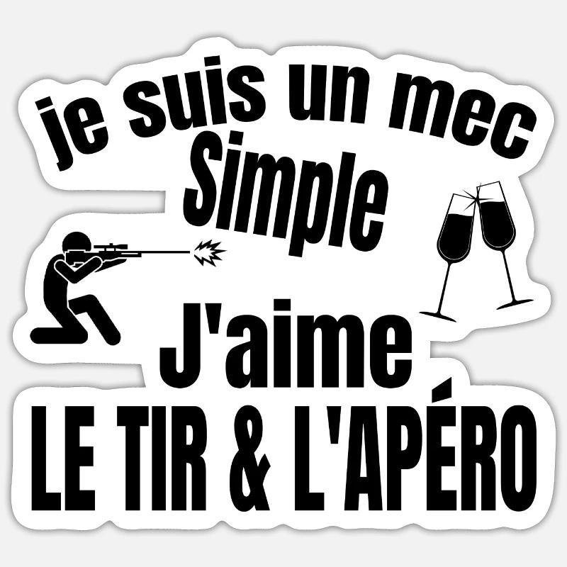 Sticker taille S (10 x 10 cm) - 