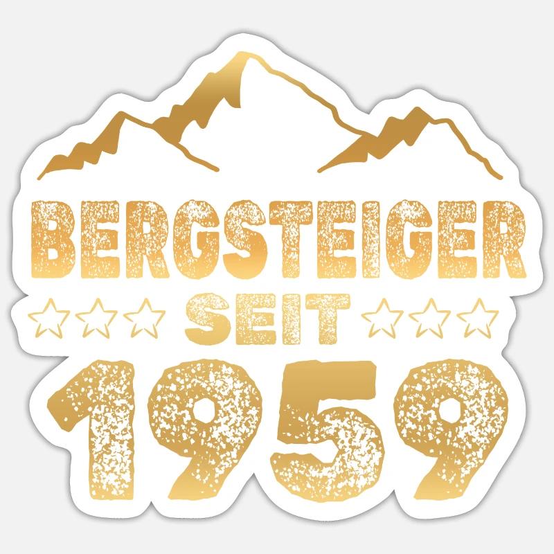 in 1959 - Sticker Größe S (10 x 10 cm) - Mattweiß