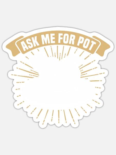 Töpfern Töpfer Töpferei Pottery - Sticker Größe S (10 x 10 cm) - Mattweiß