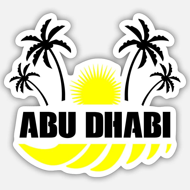 Abou Dhabi Sticker taille S (10 x 10 cm)