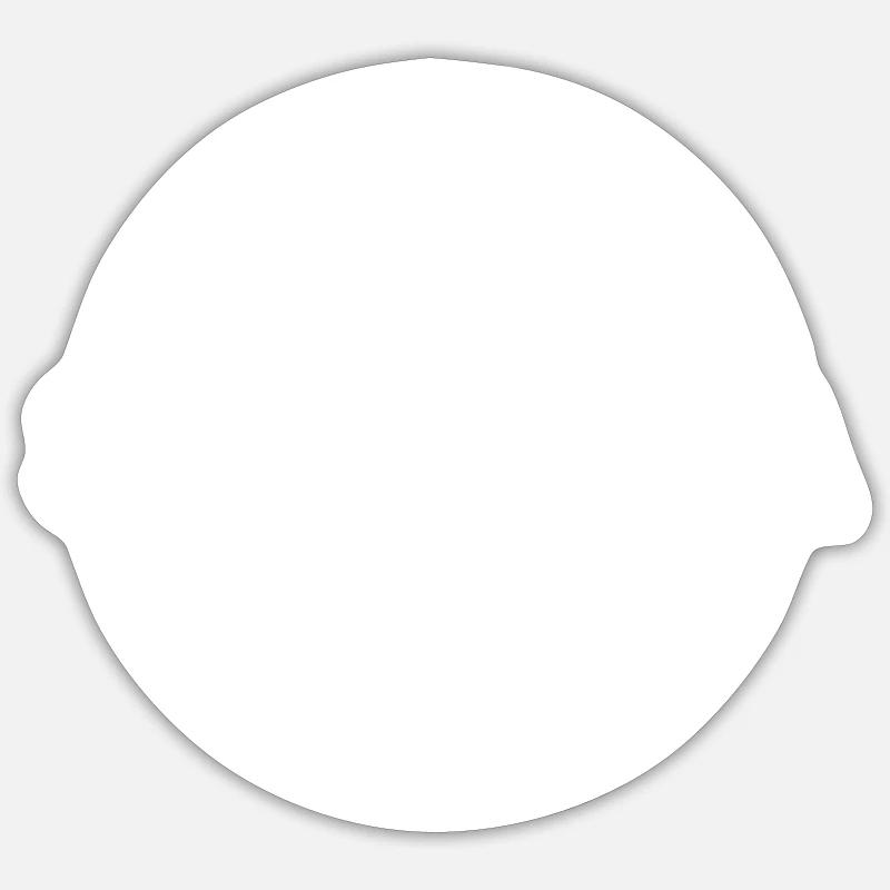 Perfekt Simona - Sticker Größe S (10 x 10 cm) - Mattweiß