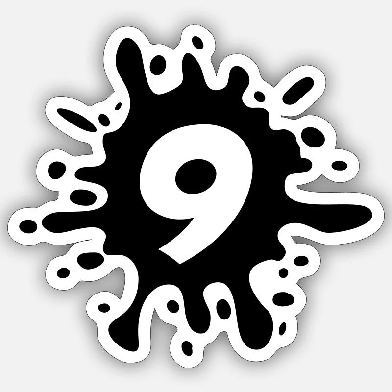 9 Sticker size S (10 x 10 cm)