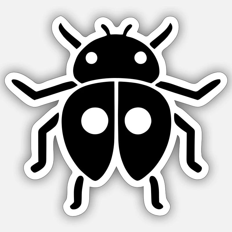 Ladybug Sticker size S (10 x 10 cm)