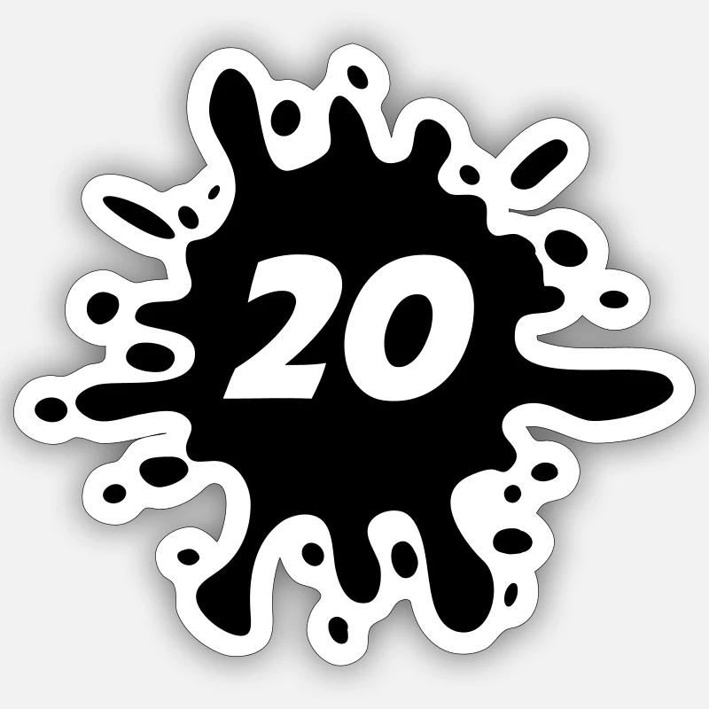 Sticker Größe S (10 x 10 cm) - 