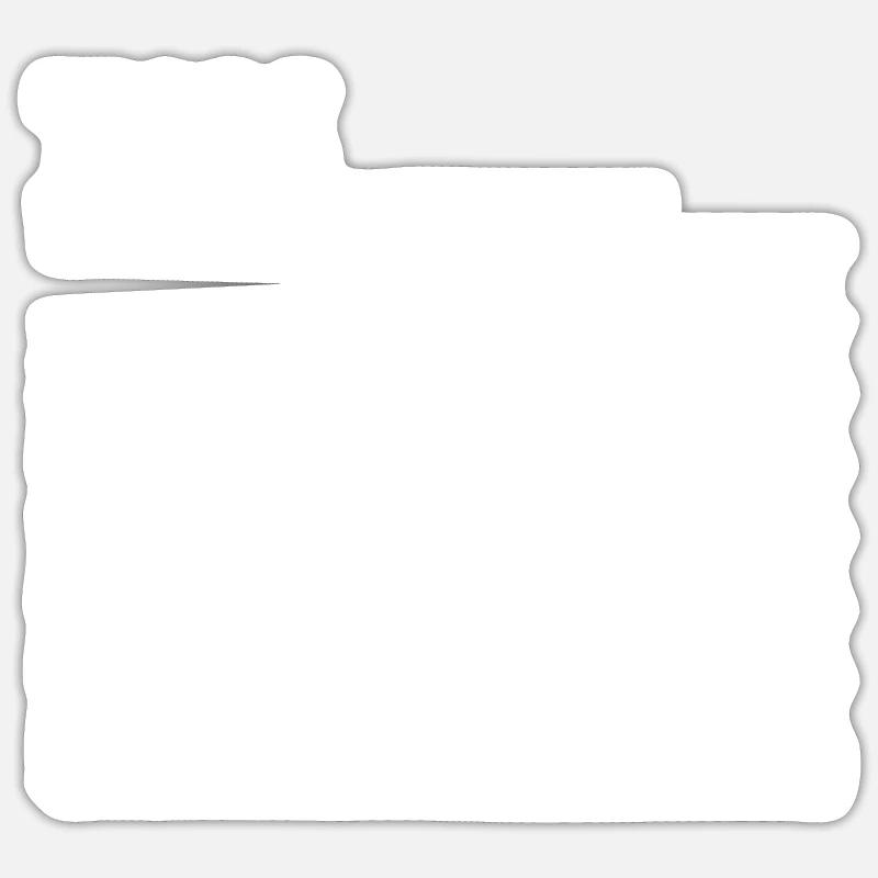 Tom Großer Mann Prénom - Sticker taille S (10 x 10 cm) - blanc mat