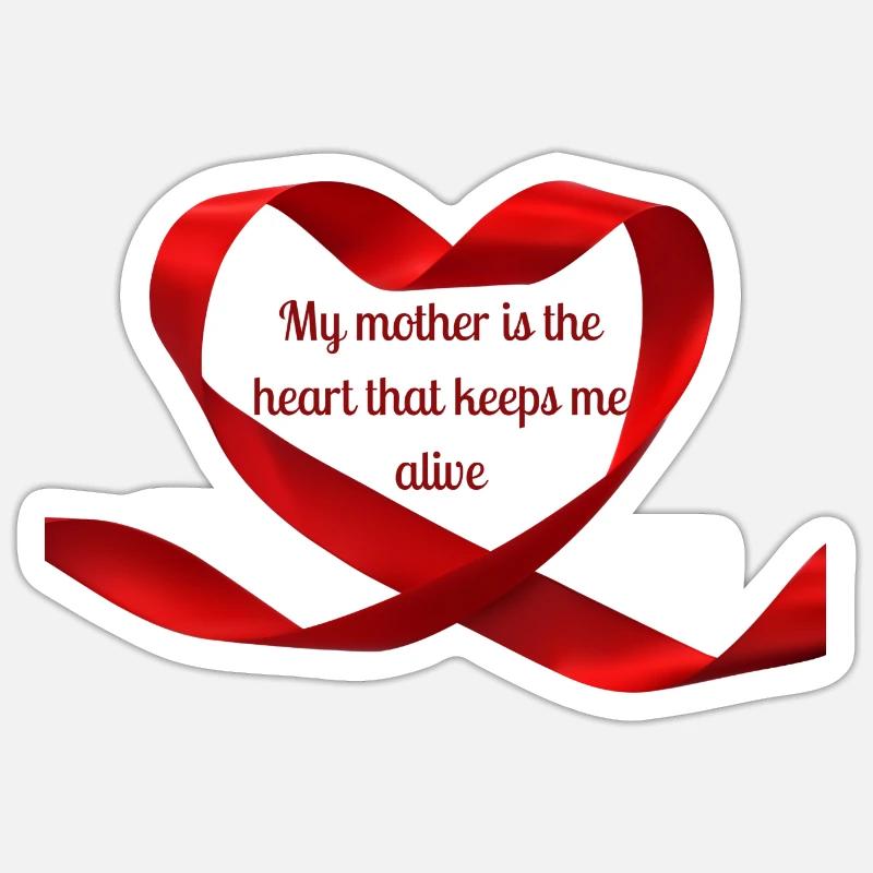 Muttertag Sticker Größe S (10 x 10 cm)