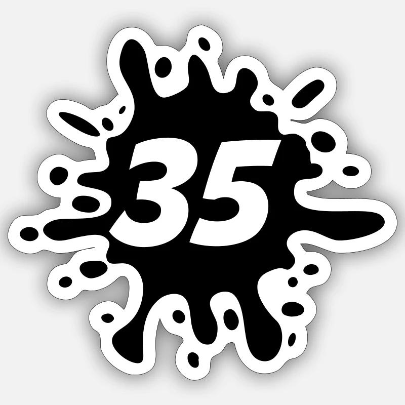 35 Sticker size S (10 x 10 cm)
