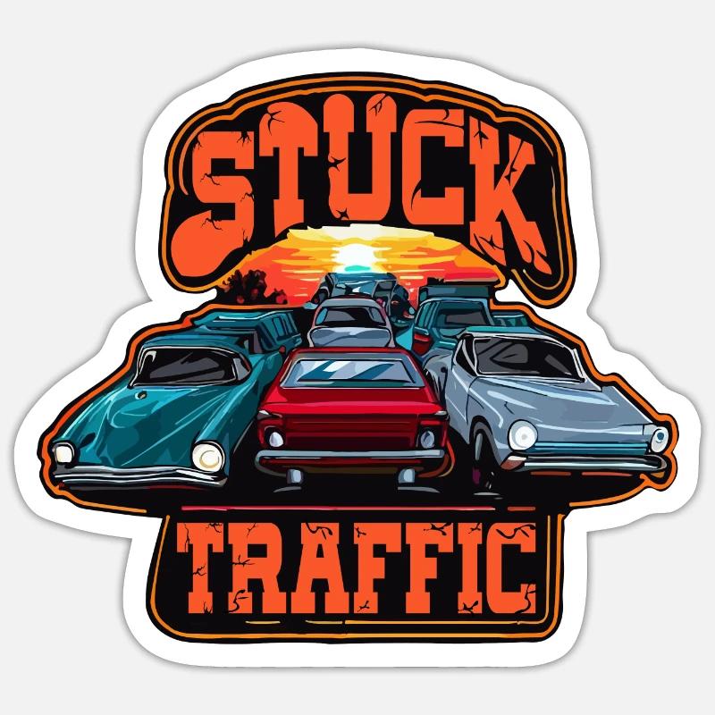 EMBOUTEILLAGE - Sticker taille S (10 x 10 cm) - blanc mat