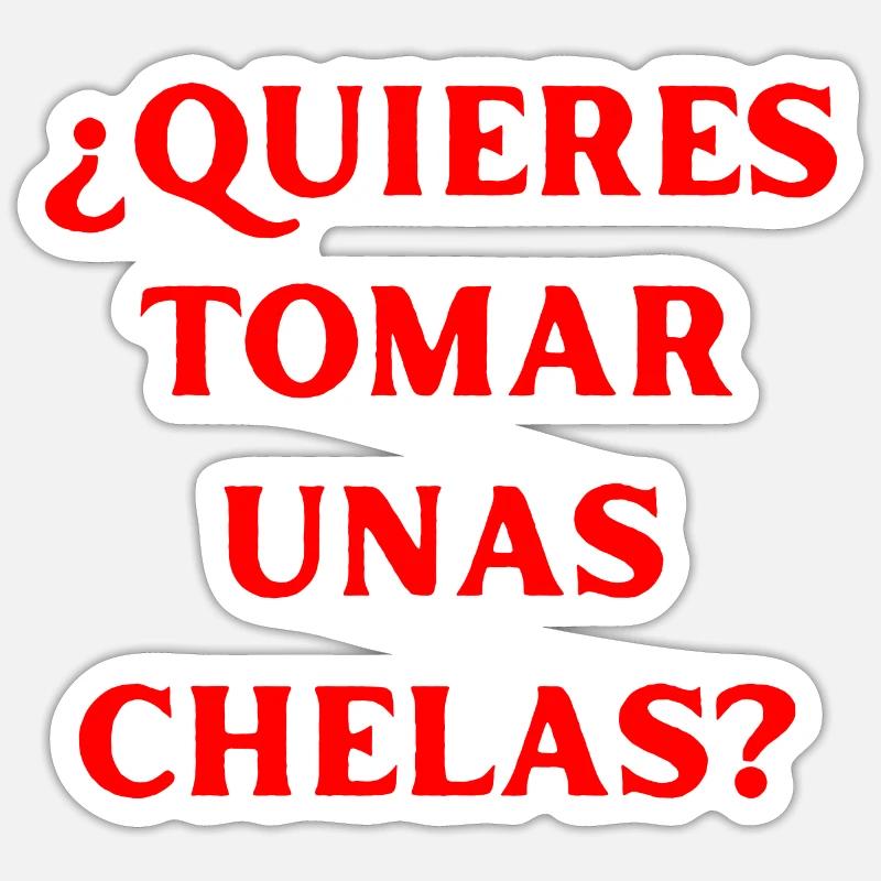 Trinkspruch Spanisch Mexikanisch Sticker Größe S (10 x 10 cm)
