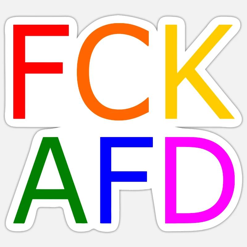 Fck afd Sticker Größe S (10 x 10 cm)