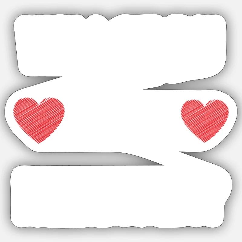 Der absolut coolste Heiratsantrag - Sticker Größe S (10 x 10 cm) - Mattweiß