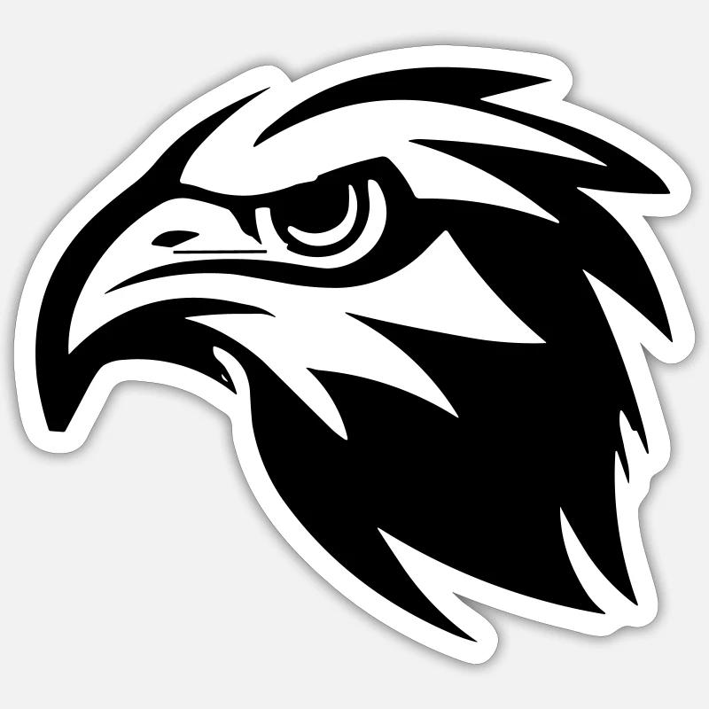 Aigle - Sticker taille S (10 x 10 cm) - blanc mat