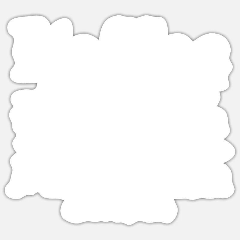 Kaffee ereicht Stellen da kommt Motivation nie hin - Sticker Größe S (10 x 10 cm) - Mattweiß