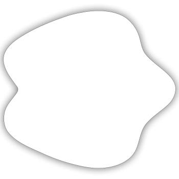 Illusion - Sticker Größe S (10 x 10 cm) - Mattweiß - Vorne