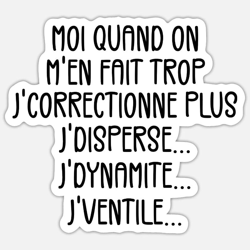 Sticker taille S (10 x 10 cm) - 