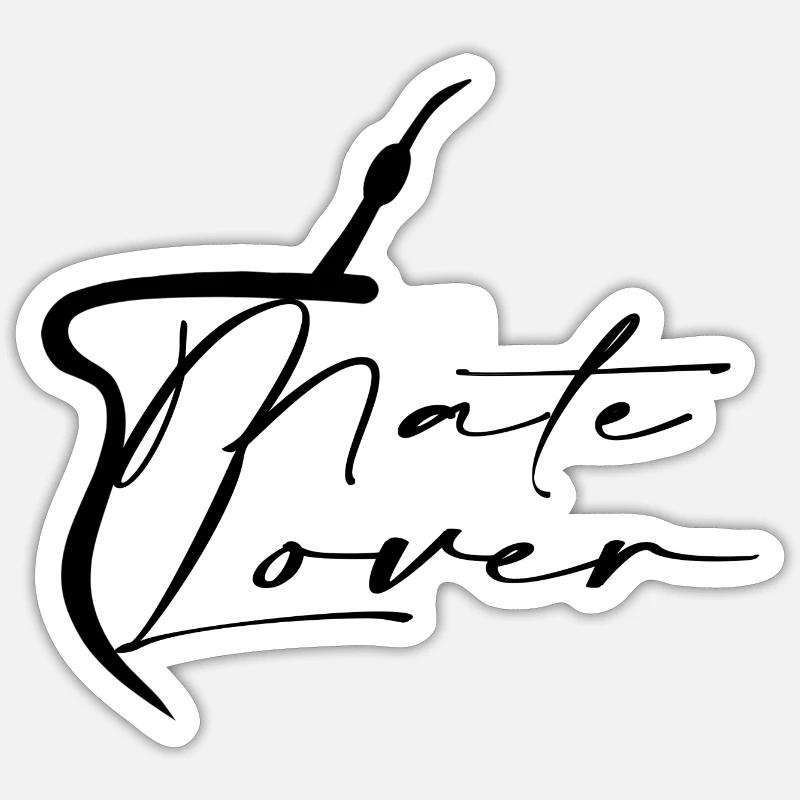 Mate - Sticker size S (10 x 10 cm) - white matte
