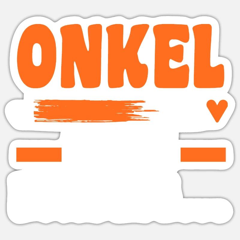 Werdender Onkel 2027 Sticker Größe S (10 x 10 cm)