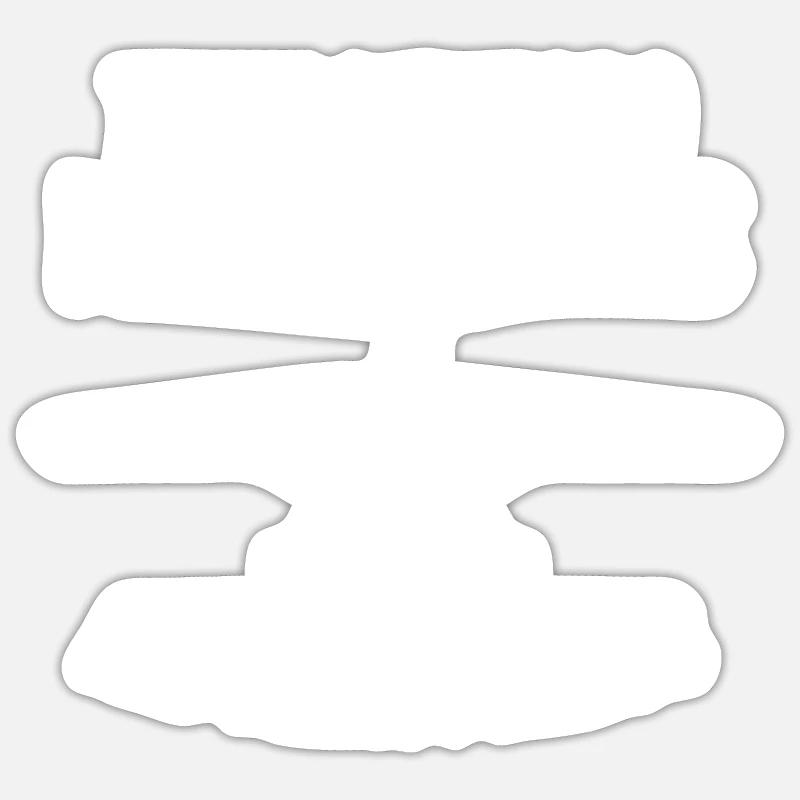 Remote Controlled Airplane Model Airplane - Sticker size S (10 x 10 cm) - white matte