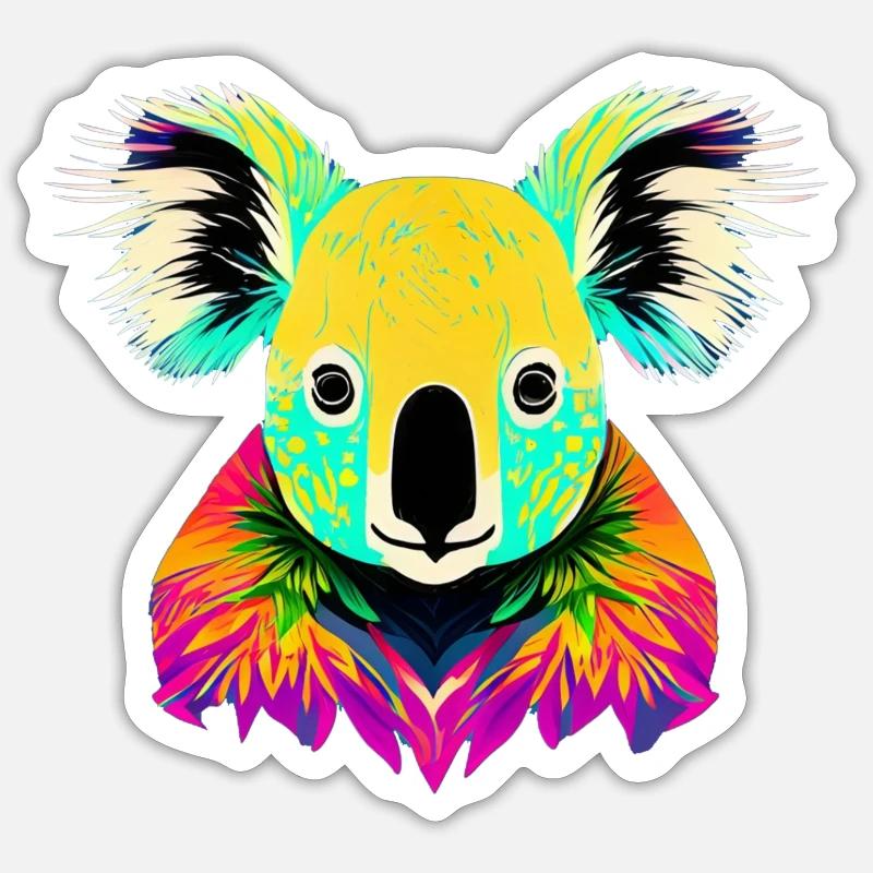 Koala - Sticker size S (10 x 10 cm) - white matte