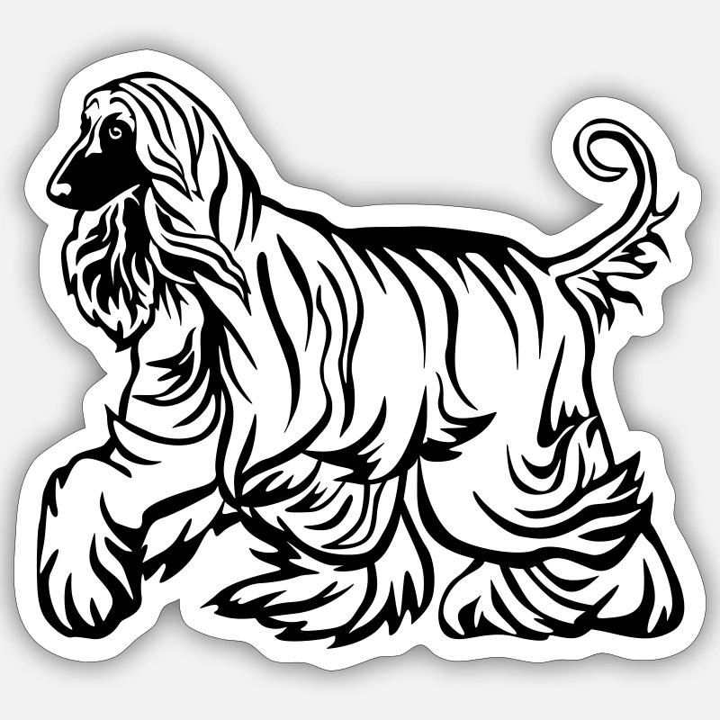 Afghan Sticker size S (10 x 10 cm)
