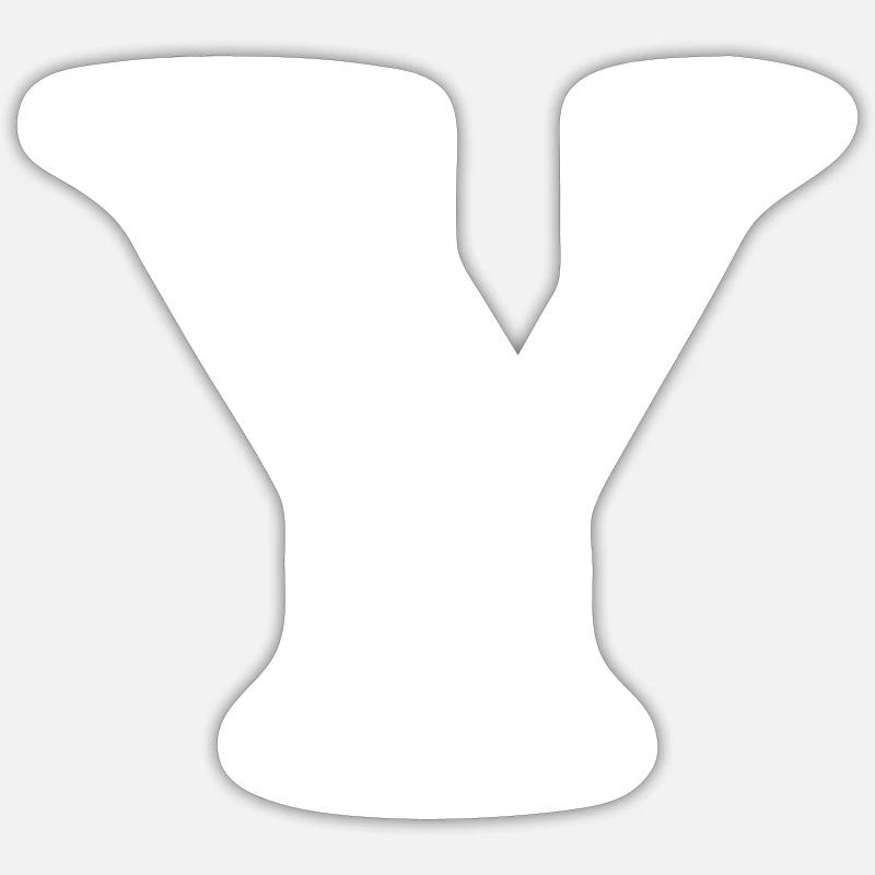 Ypsilon Sticker Größe S (10 x 10 cm)