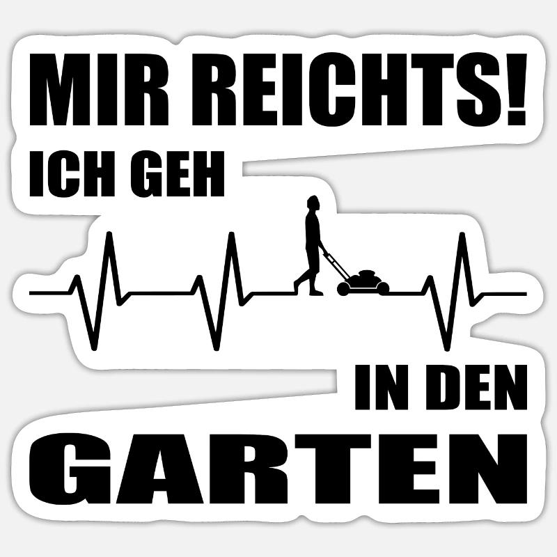Garten Sticker Größe S (10 x 10 cm)
