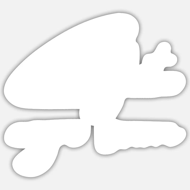 Cogito ergo sum - Ich denke also bin ich Sticker Größe S (10 x 10 cm)