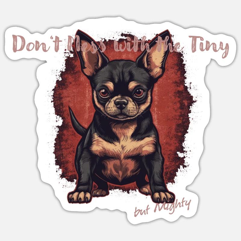 Ne plaisantez pas avec le Tiny - mais puissant Sticker taille S (10 x 10 cm)