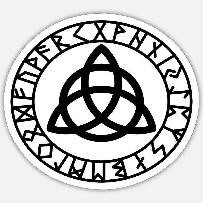 Viking Celtic Knot Symbol Germanic Celts Sticker size S (10 x 10 cm)