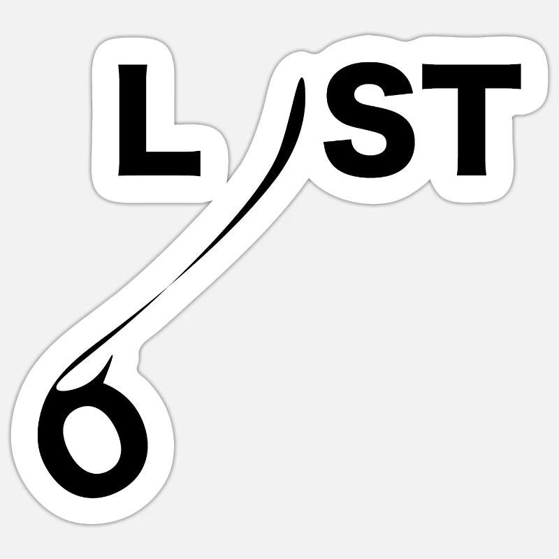 Lost Sticker Größe S (10 x 10 cm)