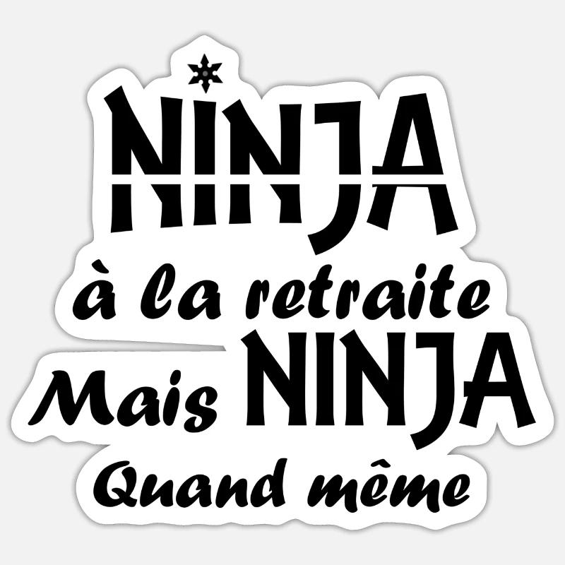 Ninja Sticker taille S (10 x 10 cm)