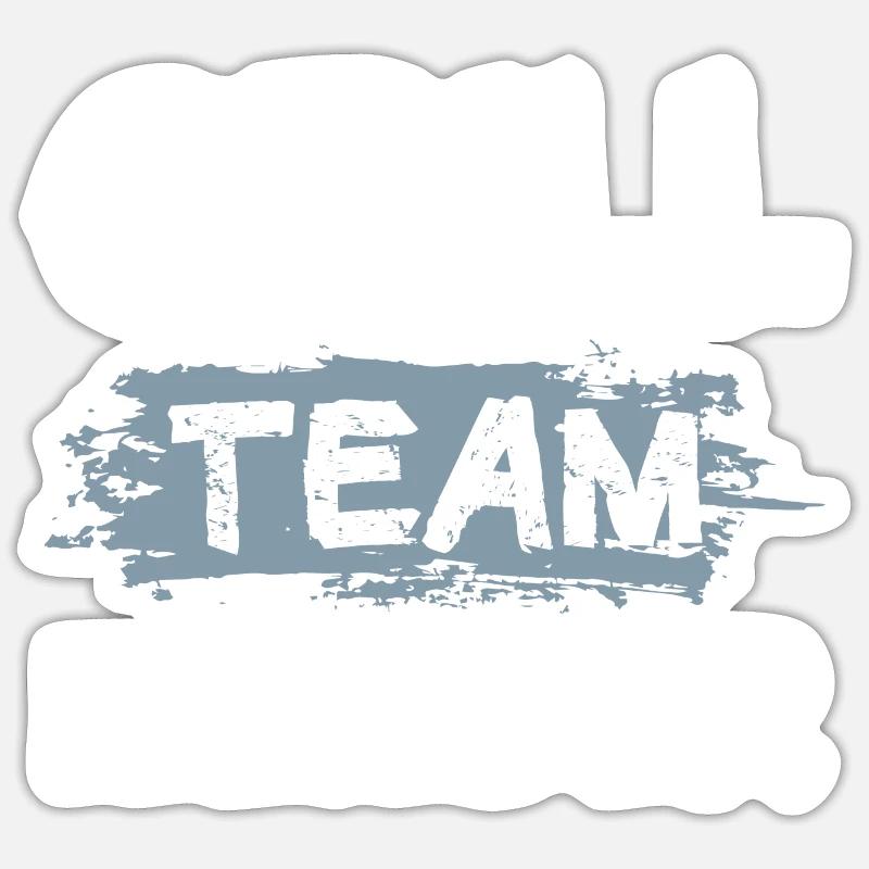 L’équipe Grill - Sticker taille S (10 x 10 cm) - blanc mat