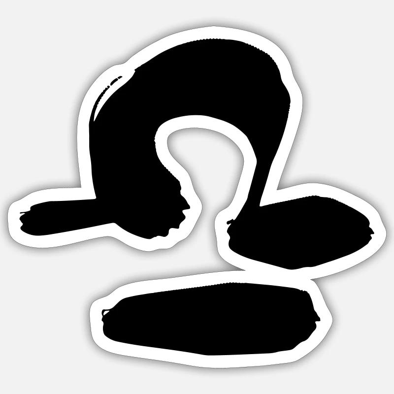 Libra Zodiac Sticker size S (10 x 10 cm)