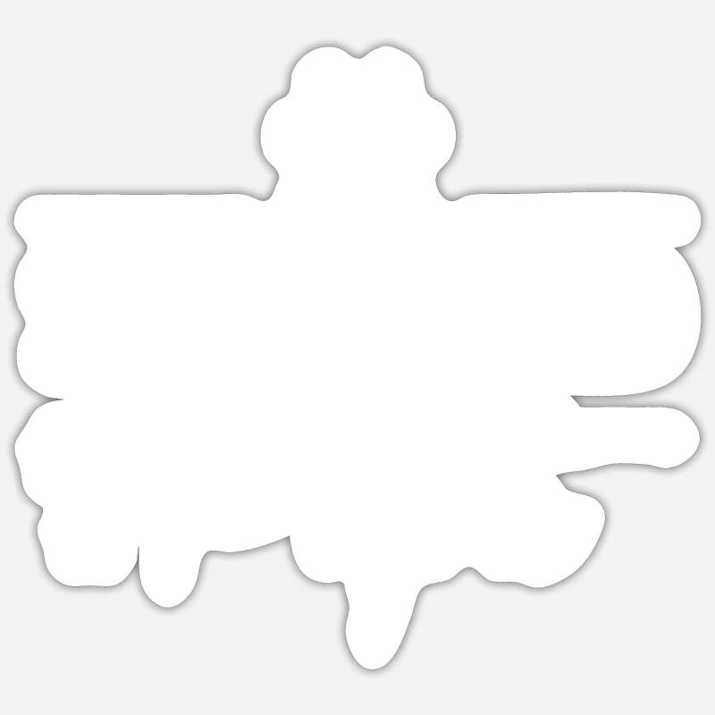 Samoyed Dad - Sticker size S (10 x 10 cm) - white matte