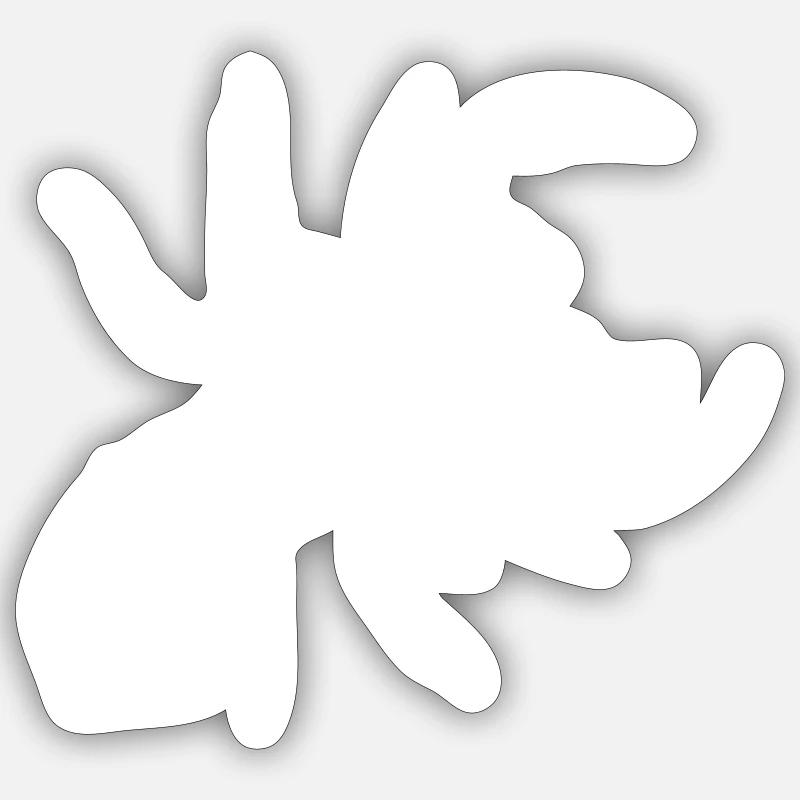Sternzeichen Skorpion - Sticker Größe S (10 x 10 cm) - Mattweiß