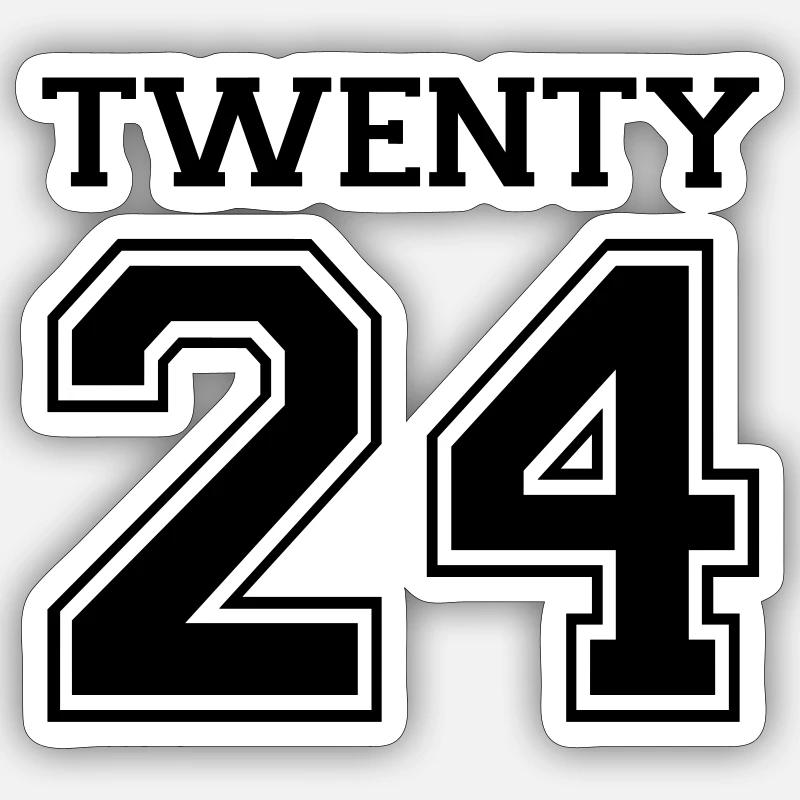 2024 Sticker Größe S (10 x 10 cm)