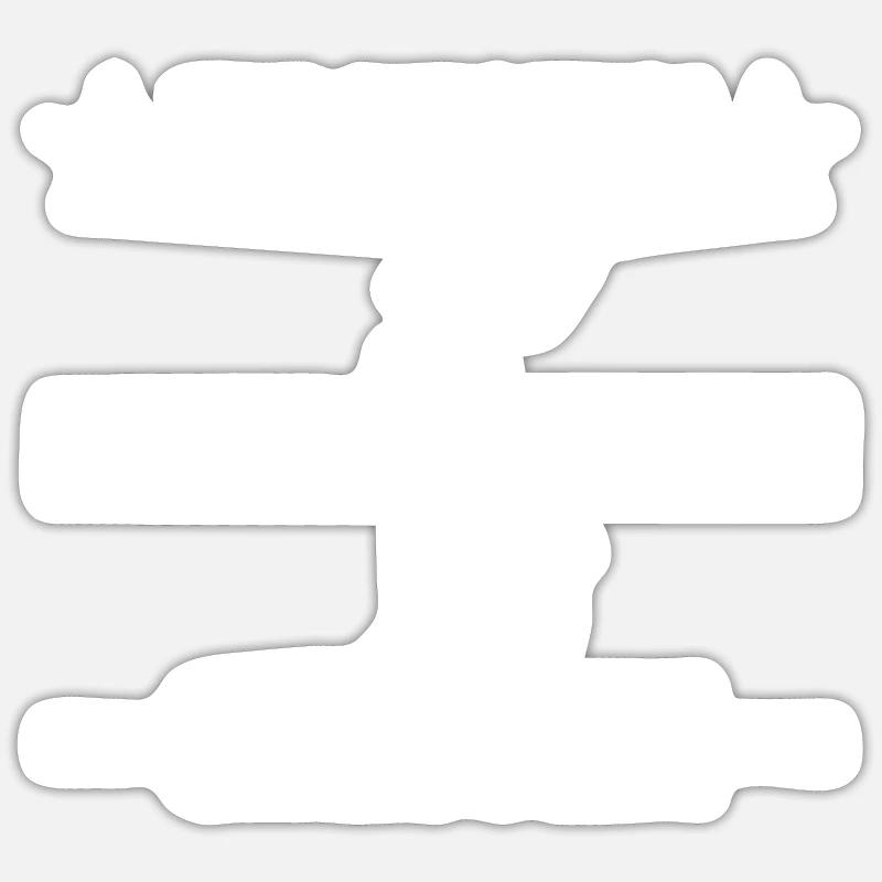 Garten - Sticker Größe S (10 x 10 cm) - Mattweiß