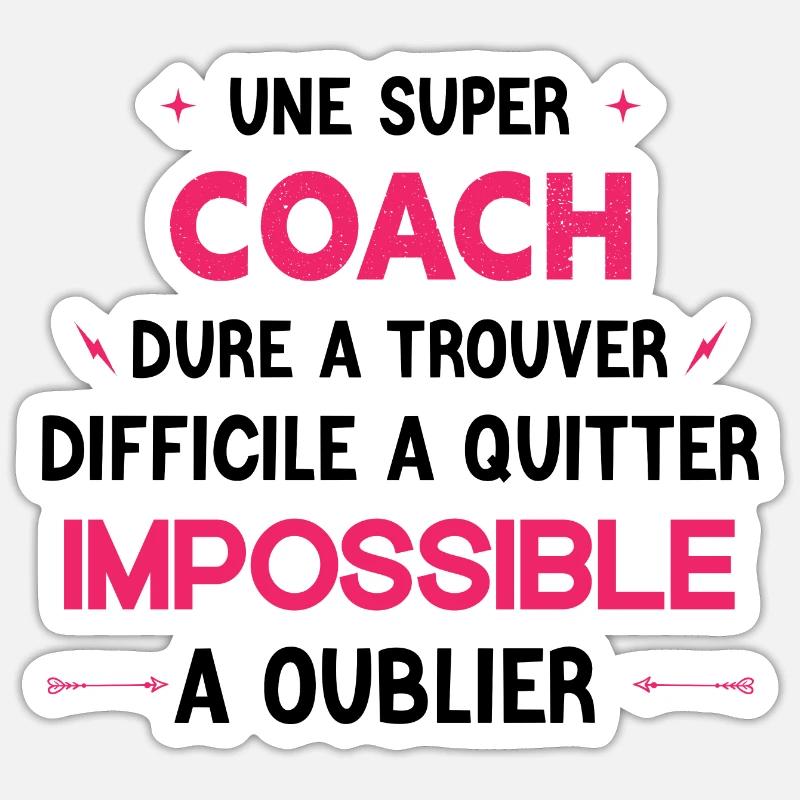 Super Coach Sticker taille S (10 x 10 cm)