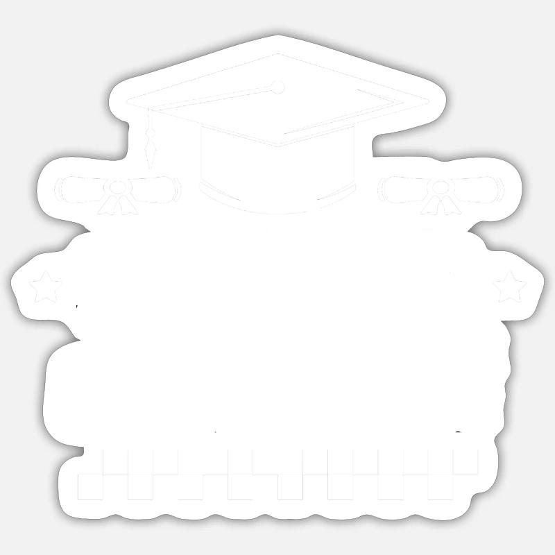 déchet de la société - Sticker taille S (10 x 10 cm) - blanc mat