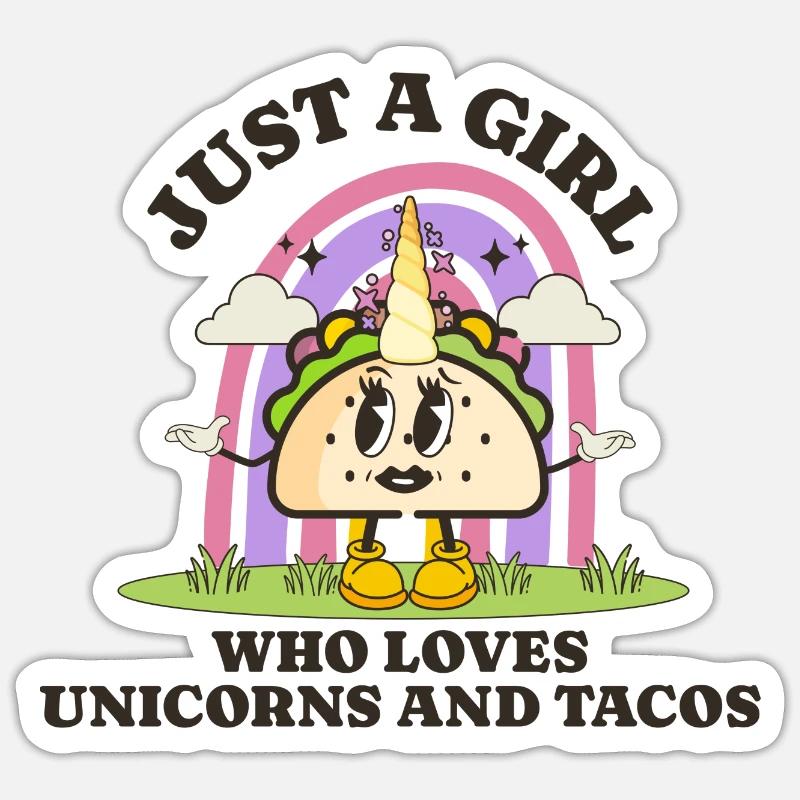 Taco Sticker size S (10 x 10 cm)