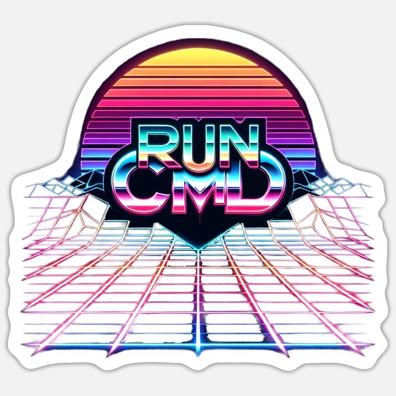 Run Cmd 45 Sticker Größe S (10 x 10 cm)