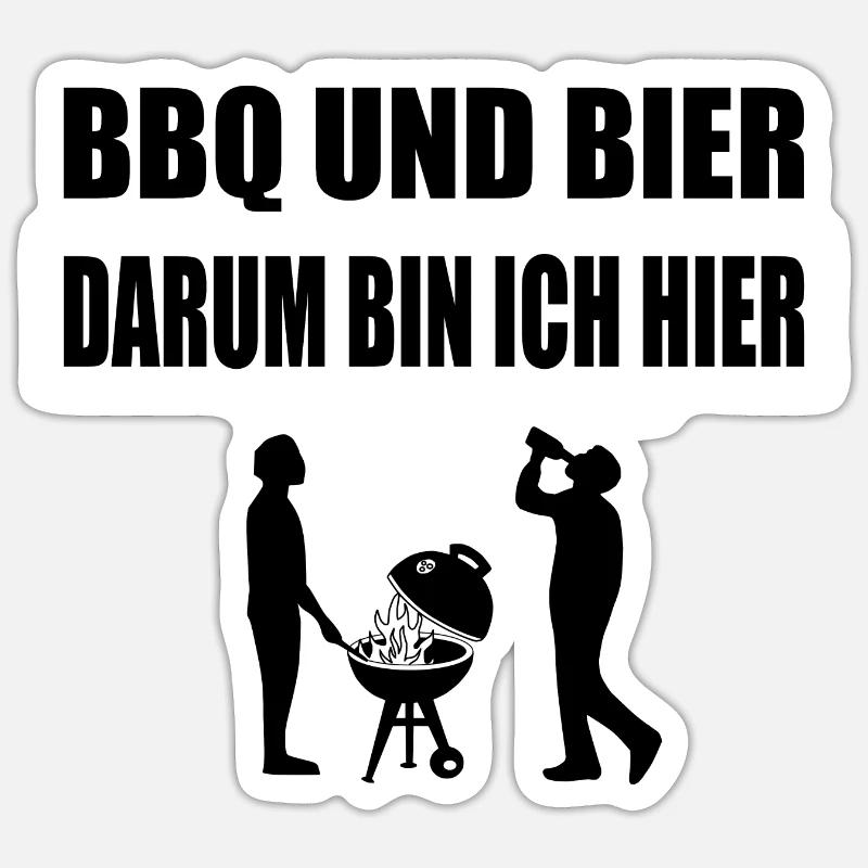 BBQ Sticker Größe S (10 x 10 cm)