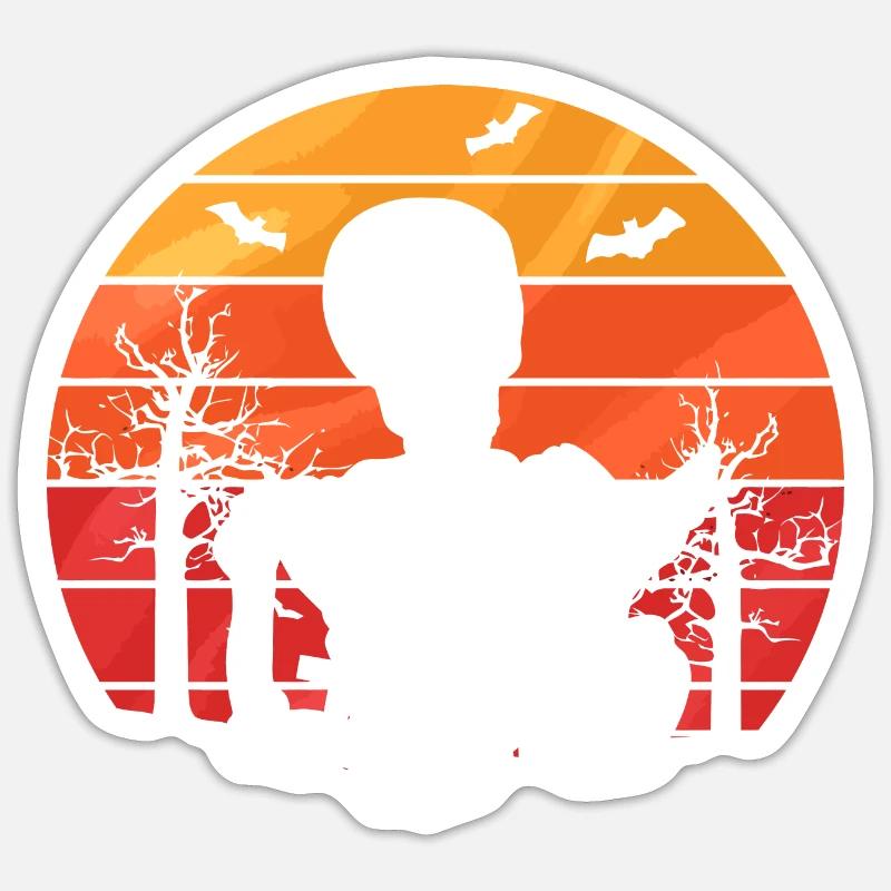 Skeleton Sphynx Cat Sticker Größe S (10 x 10 cm)