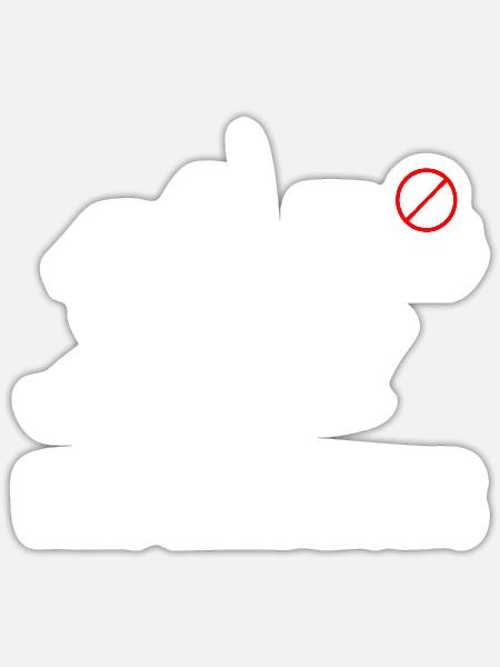 Omas gegen rechts - Sticker Größe S (10 x 10 cm) - Mattweiß