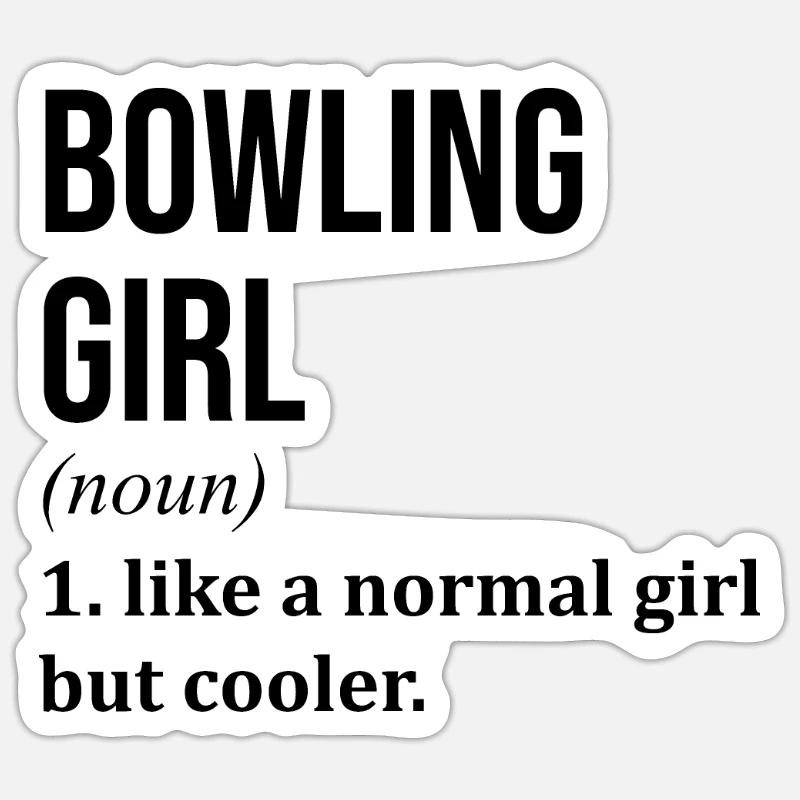 Bowling Sticker size S (10 x 10 cm)