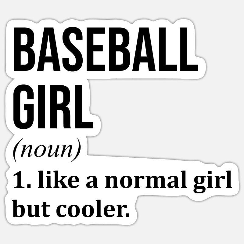 Baseball Sticker size S (10 x 10 cm)