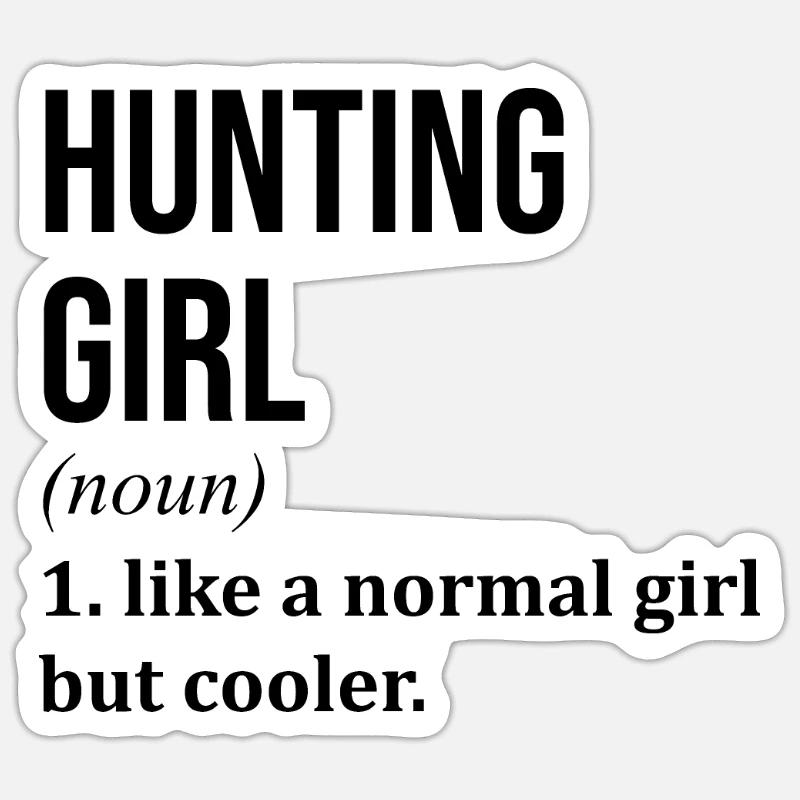 Hunting Sticker size S (10 x 10 cm)