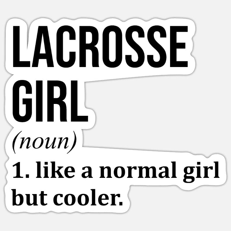 Lacrosse Sticker size S (10 x 10 cm)