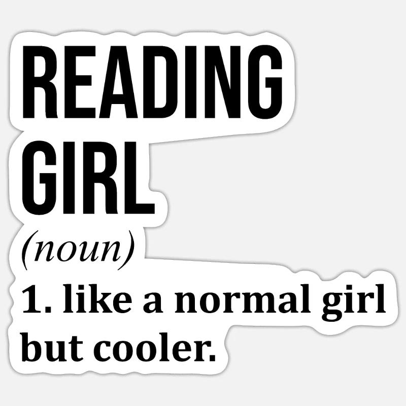 Reading Sticker size S (10 x 10 cm)