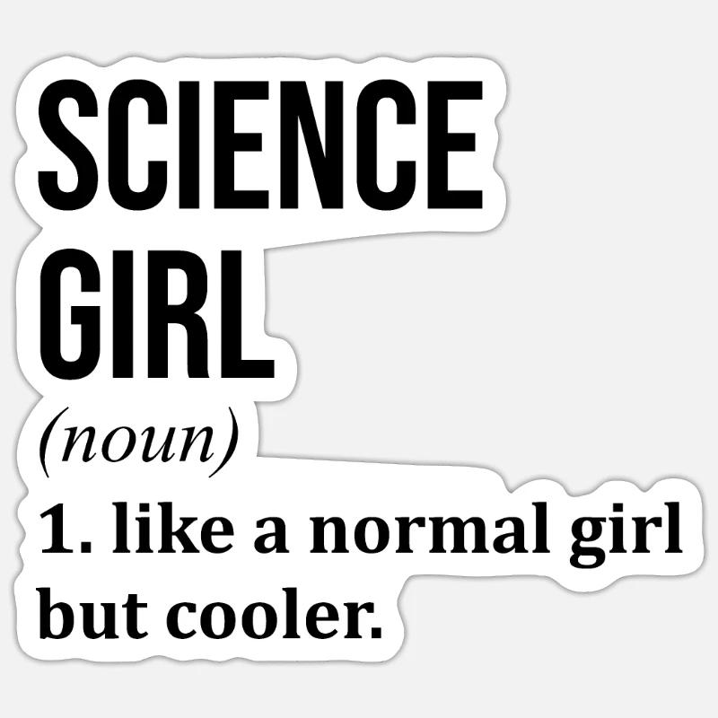 Wissenschaft Sticker Größe S (10 x 10 cm)